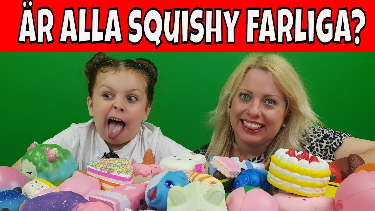 Sofie och Melody | Är Squishy Farliga?  Hur många squishy öppnar vi?