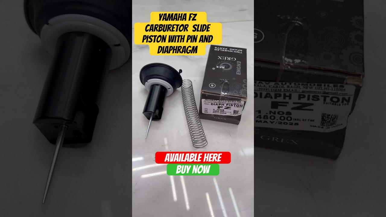 Yamaha FZ Carburetor Slide Piston With Pin And Diaphragm Available Here Buy Online Home Delivery