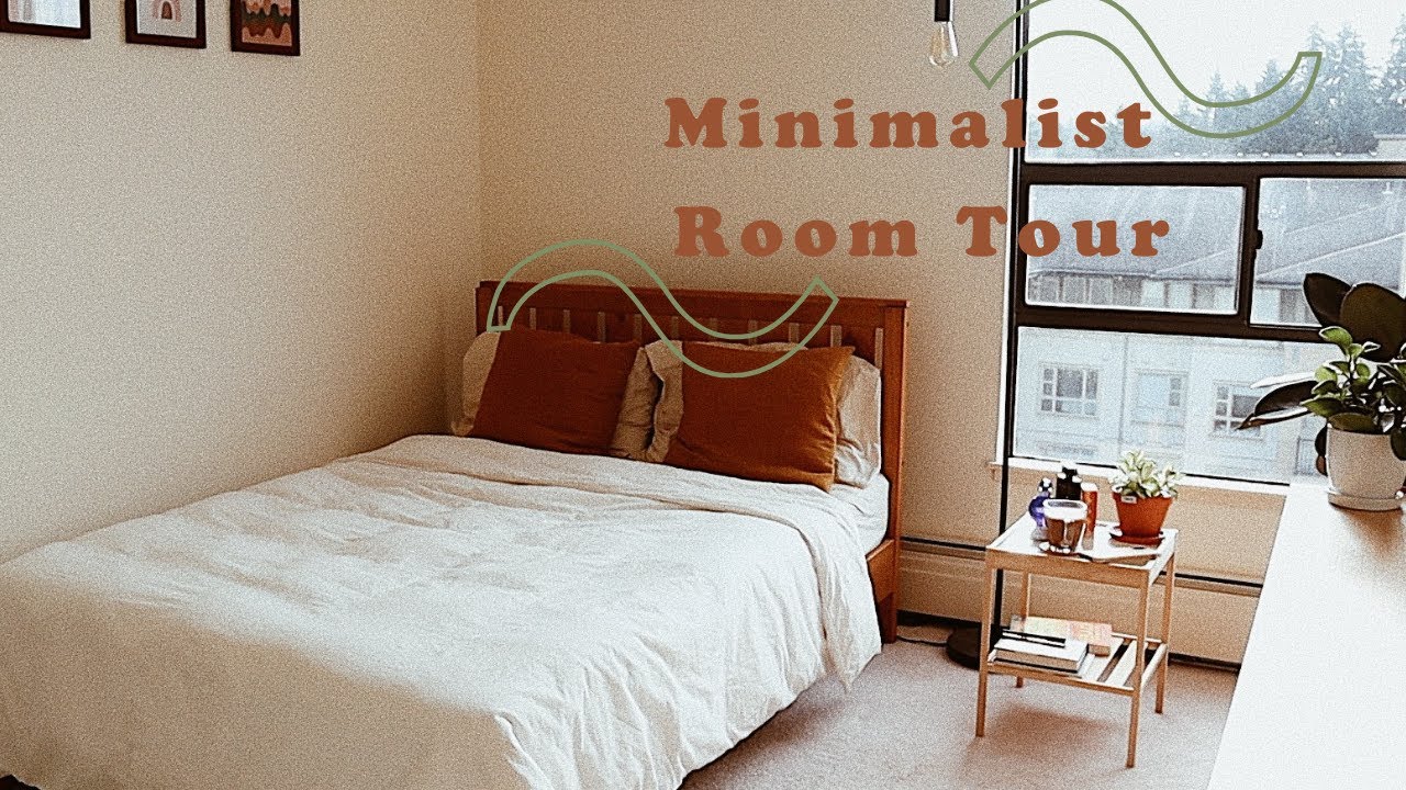 my minimalist room tour 2021 | neutral aesthetic