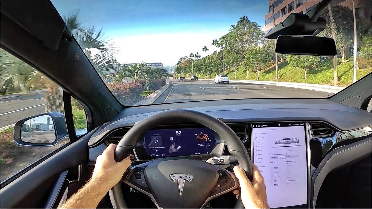 2020 Tesla Model X Performance POV Test Drive (ASMR)