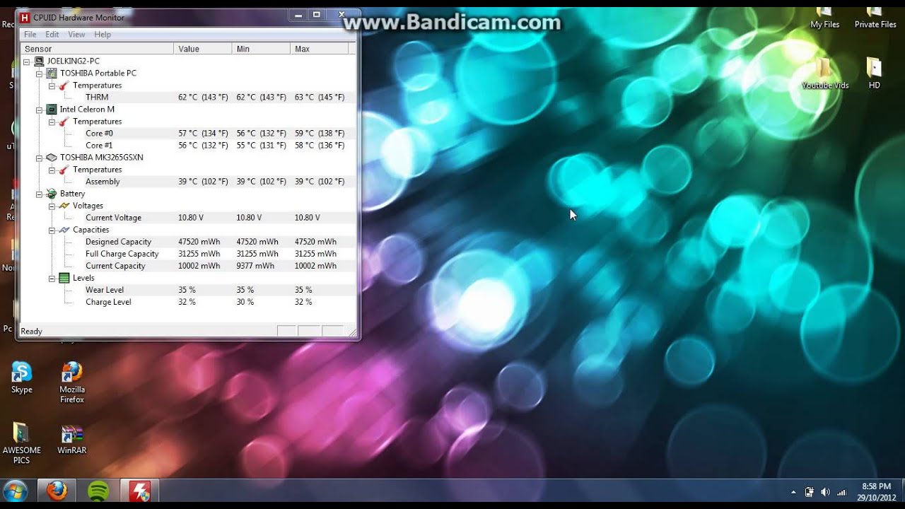 Monitoring Temperatures and Hard Drive Health #1 - Windows 7 Performance
