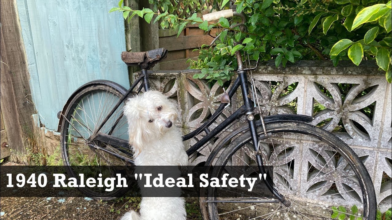 Two GENUINE barn finds - Pt 1 // 1940 Raleigh “Ideal Safety” vintage bike restoration project