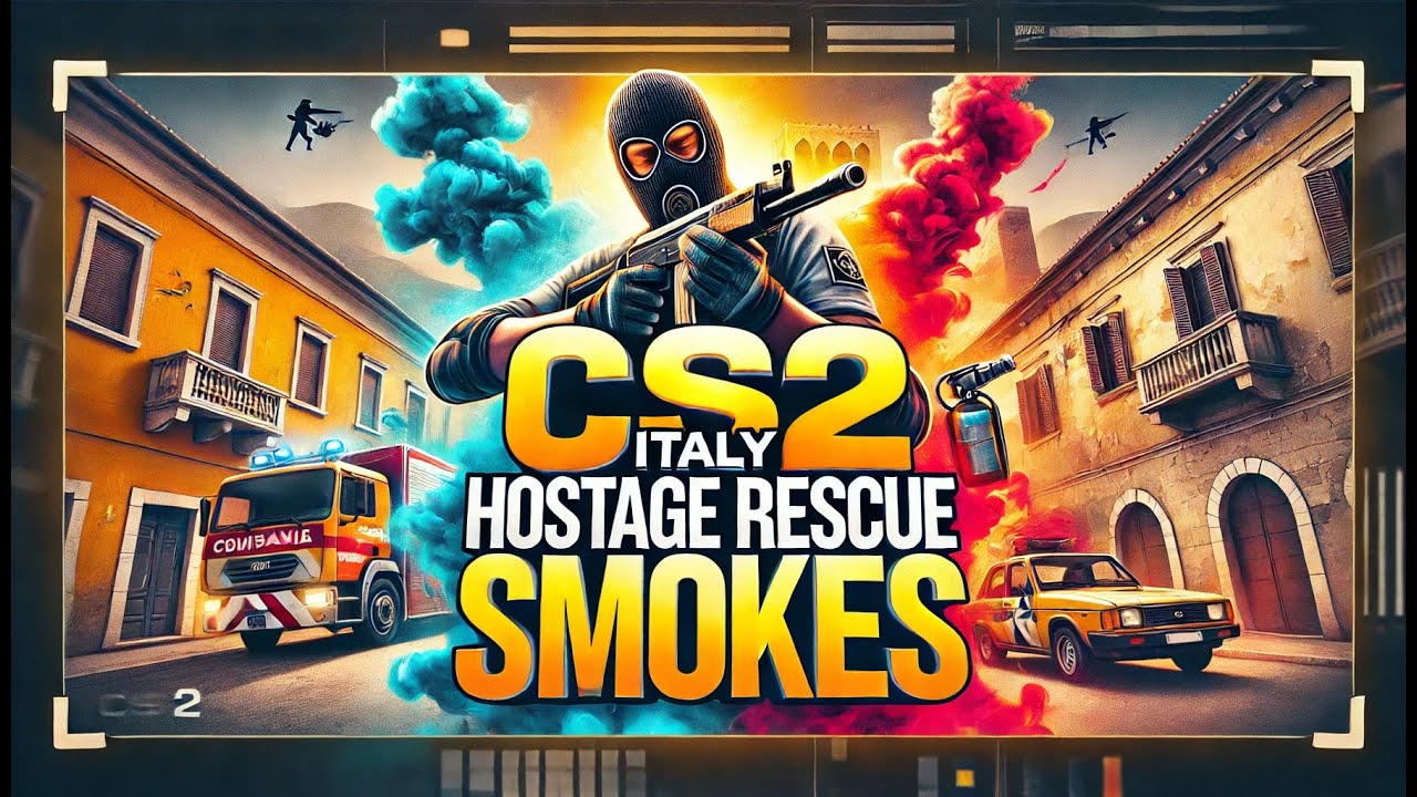 #CS2 Italy Hostage Rescue Smokes: Every CT Needs to Practice