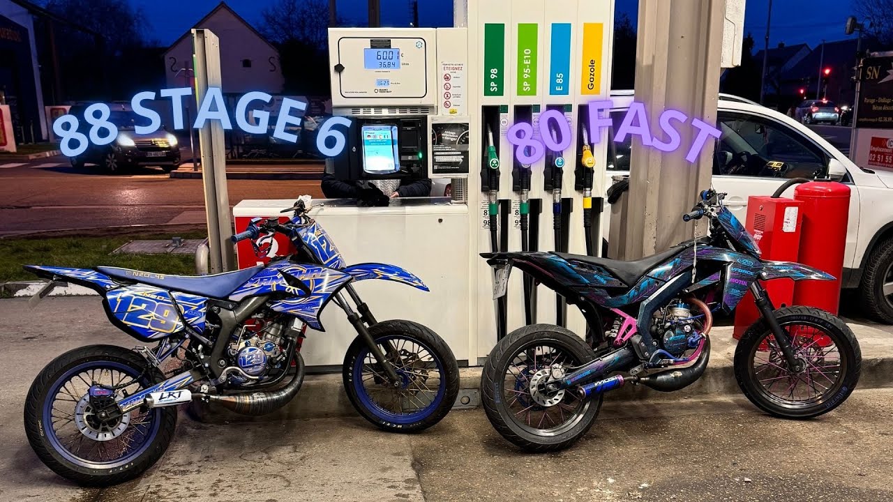 SORTIE NOCTURNE DIABOLIQUE EN 88 STAGE 6 ET 80 FAST !! 😈 50cc, Arsouille...