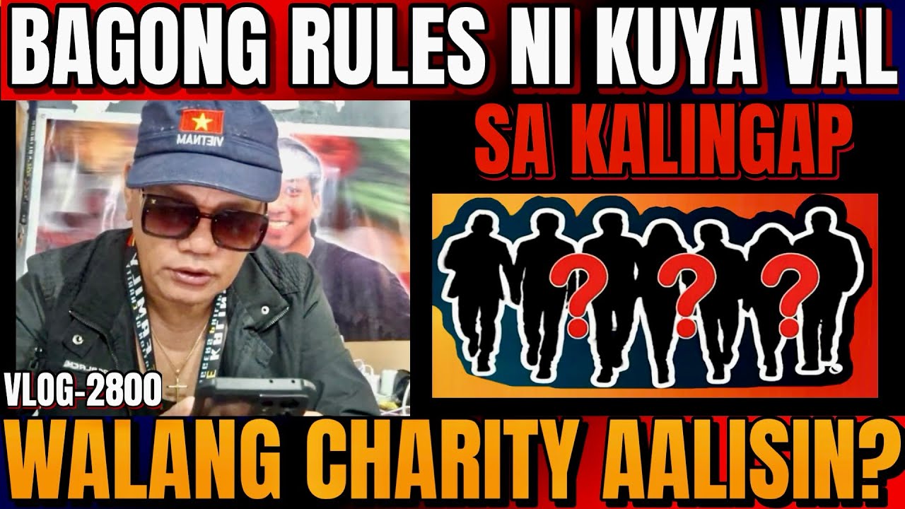 MGA WALANG CHARITY AALISIN NA SA KALINGAP? HINDI PWEDE NA ANG SARILI OR PAMILYA ANG CHARITY