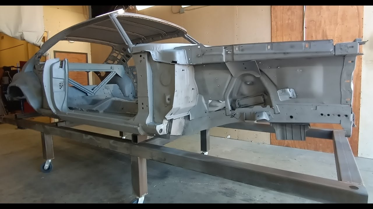 1968 Charger Restoration  Project Sandor Part 2 -  Media Blast,  Prep, Apply PPG DP 90 Epoxy Prime