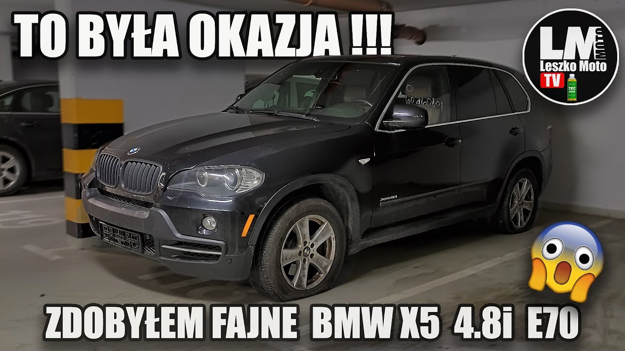 OPUSZCZONE BMW X5 4.8i E70 W BARDZO KIEPSKIM STANIE