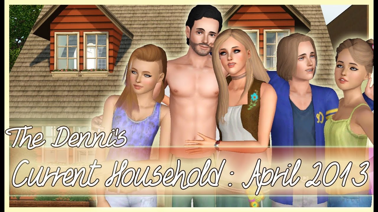 Текущая семья в The Sims 3: апрель 2014 г.