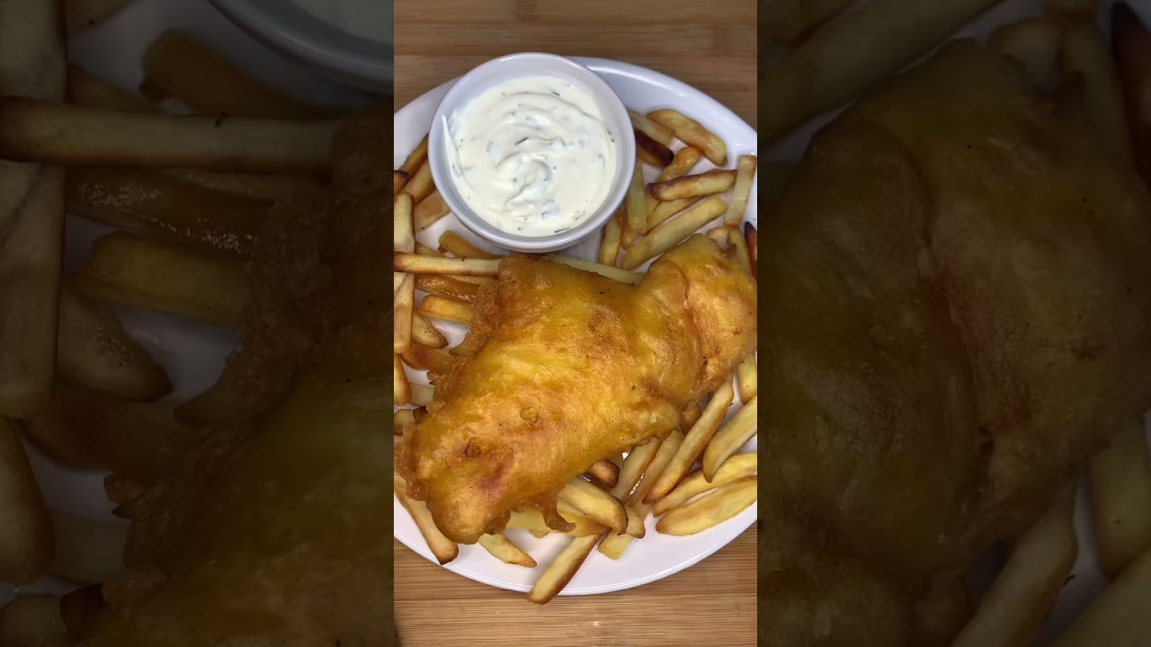 🐠Recette super croustillante du fish and chips !!!🇬🇧