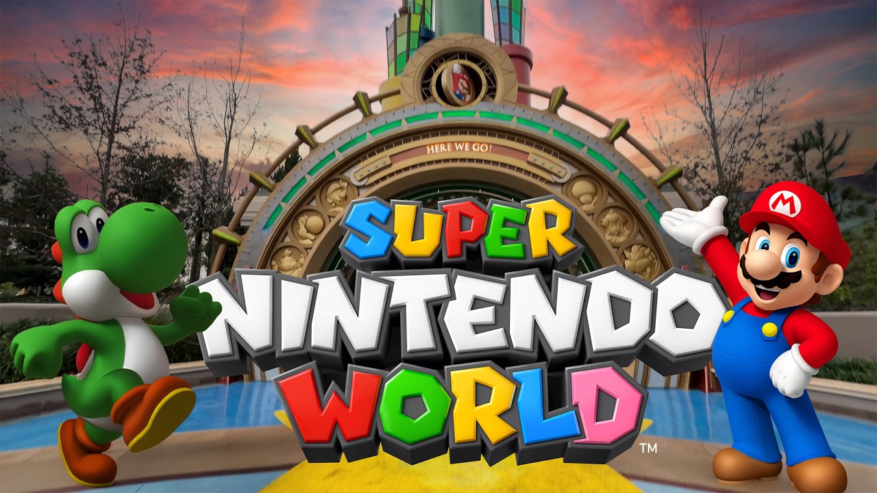 EPIC UNIVERSE! Super Nintendo World in the Rain!