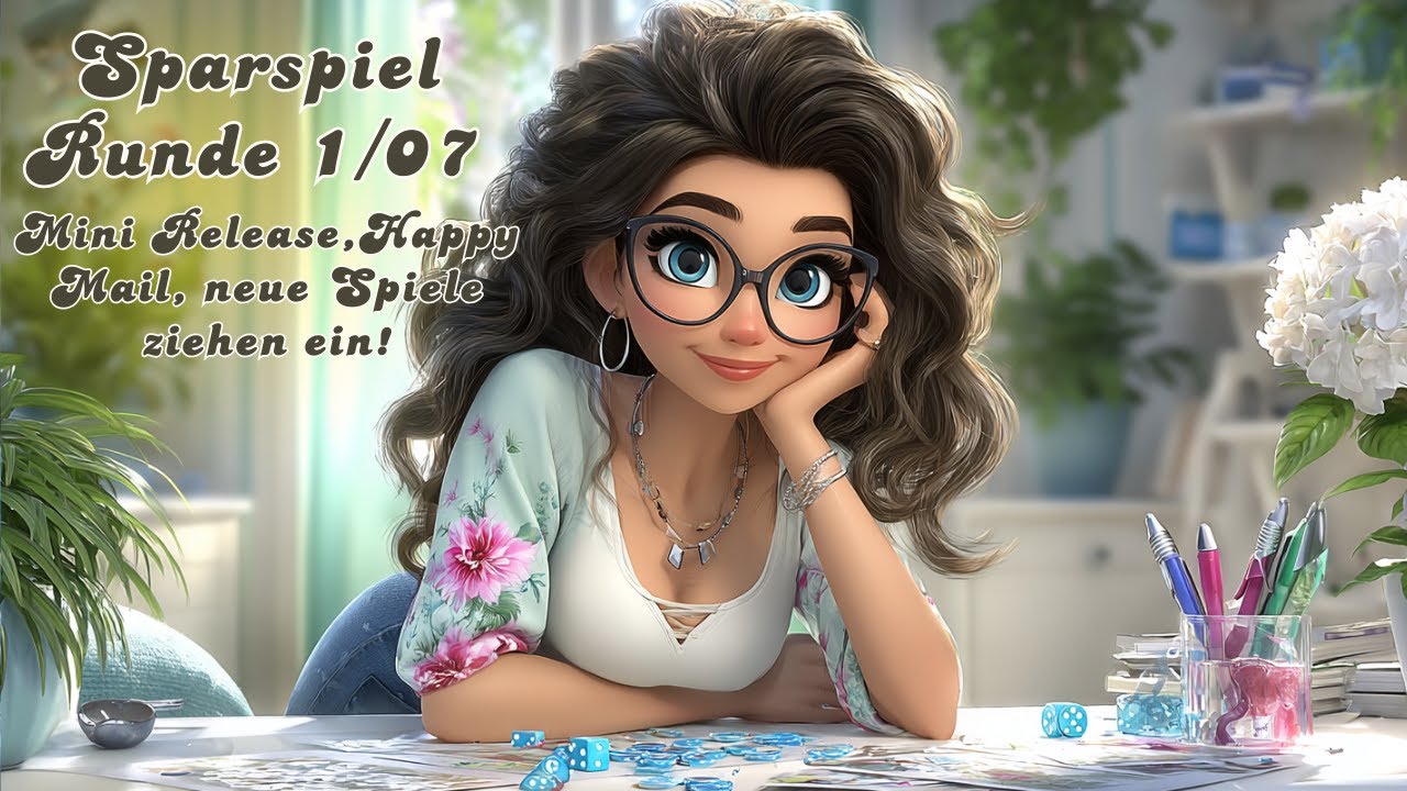 🌸☕🎲 Sparspielrunde 1 im Juli - Mini Release & Restock, Happy Mail & neue Spiele ziehen ein 🎲☕🌸
