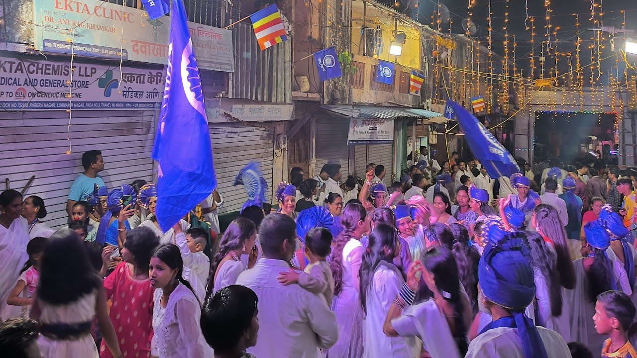 Jay Bhim Public 💙📸 | भव्य मिवणूक | Lokmanya Nagar, Thane #jaybhim #bhimjayanti #2024 #viral #banjo