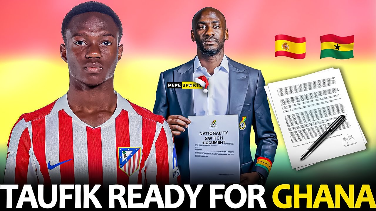 GOOD NEWS FOR GHANA 🇧🇴 ATHLETICO  MADRID YOUNG  GHANA BORN SPANISH MIDFIELDER READY TO .....