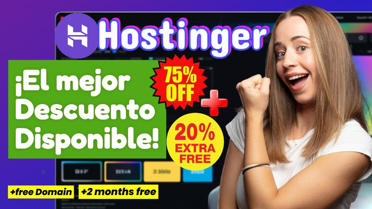 &iexcl;No Pagues Nunca M&aacute;s el Precio Completo en Hostinger! (EL MEJOR DESCUENTO)