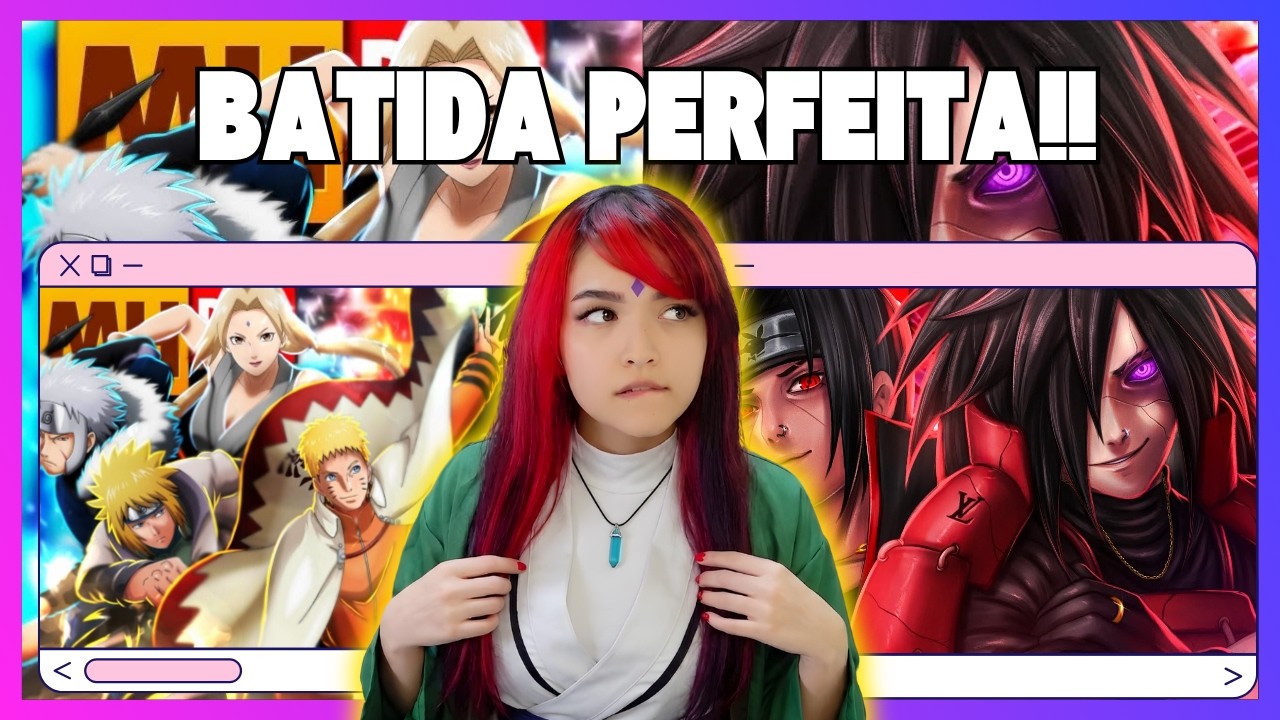 TRAP MAIS NARUTO &Eacute; MARAVILHOSO!! (React das m&uacute;sicas Tipo Itachi e Madara e Tipo Hokage do MHRAP)