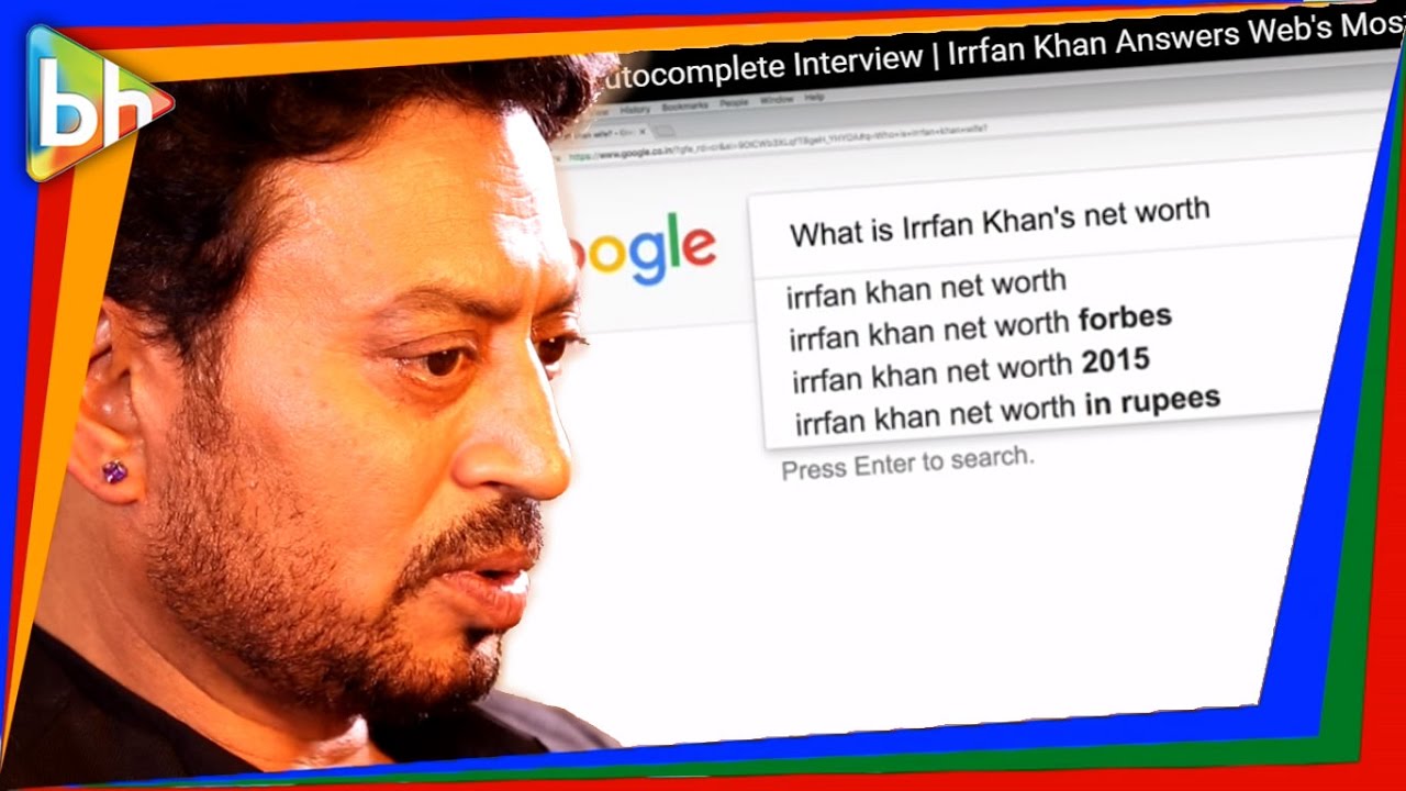 Google Autocomplete​ Interview | Irrfan Khan Answers Web's Most Searched Questions & He Is HILARIOUS
