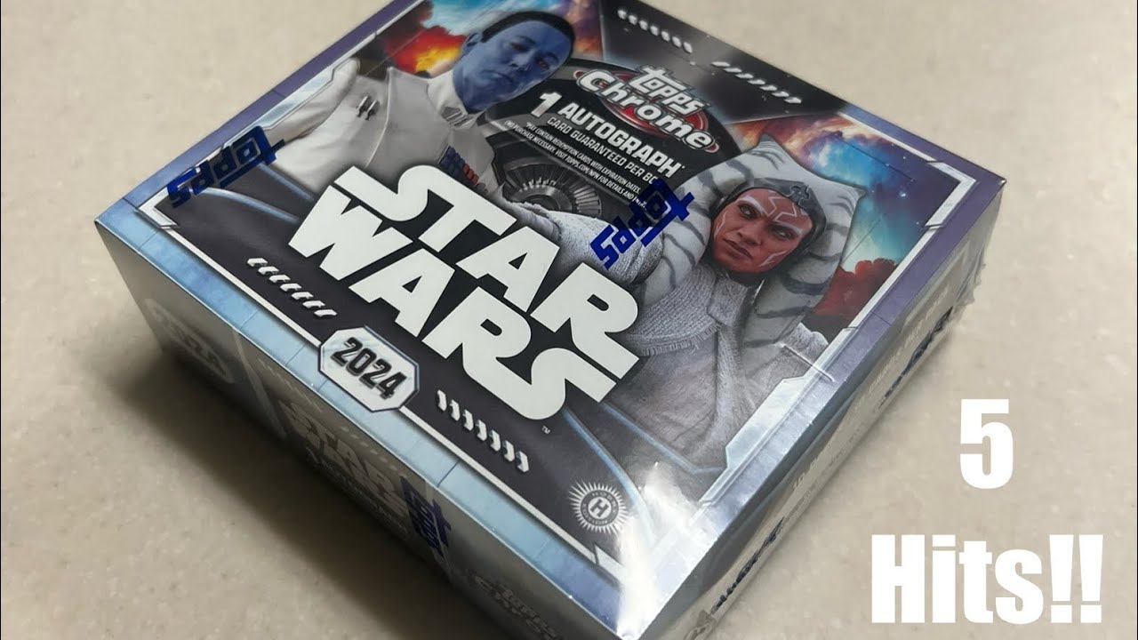 2024 Topps Chrome: Star Wars Hobby Box - 5 NUMBERED HITS🔥