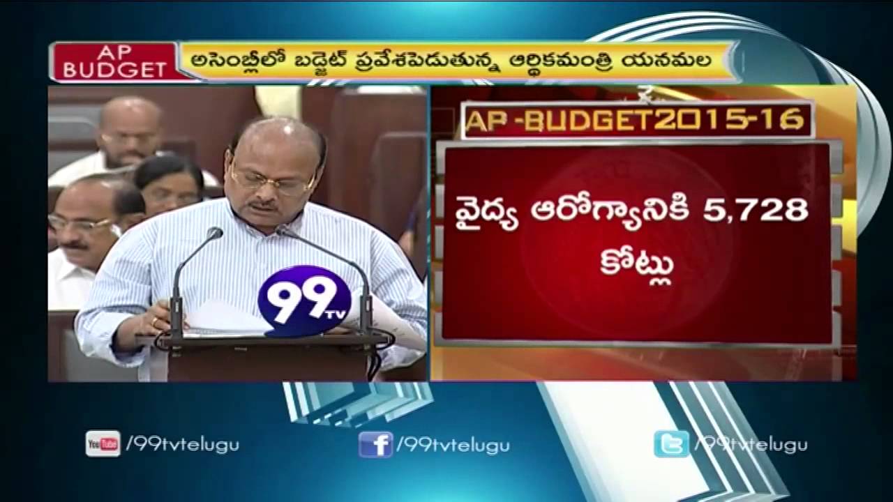 AP Finance Minister Yanamala Rama Krishnudu's Budget Speech Part - 1 - 99tv