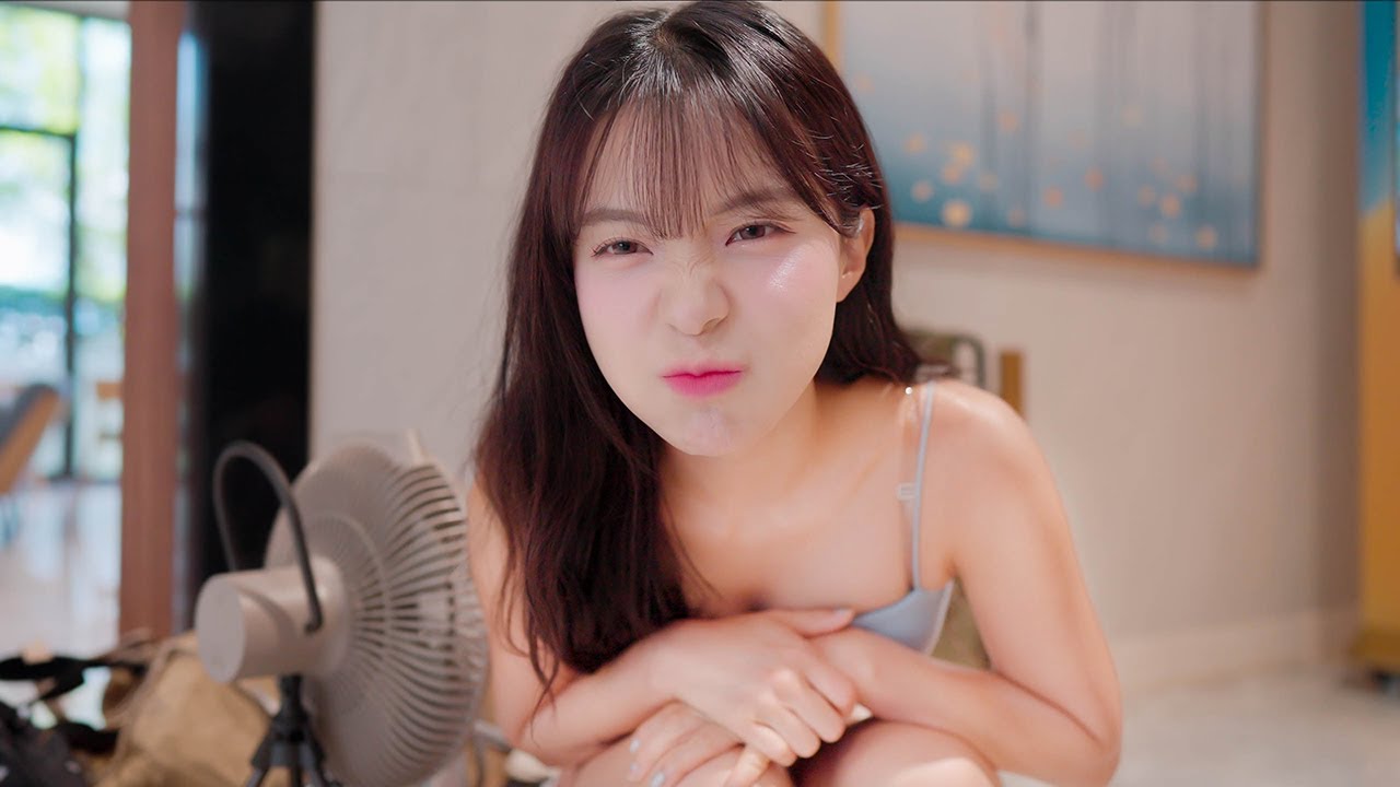 38도에 무슨 캠핑이냐고? 그래서 첫 전기차박💙