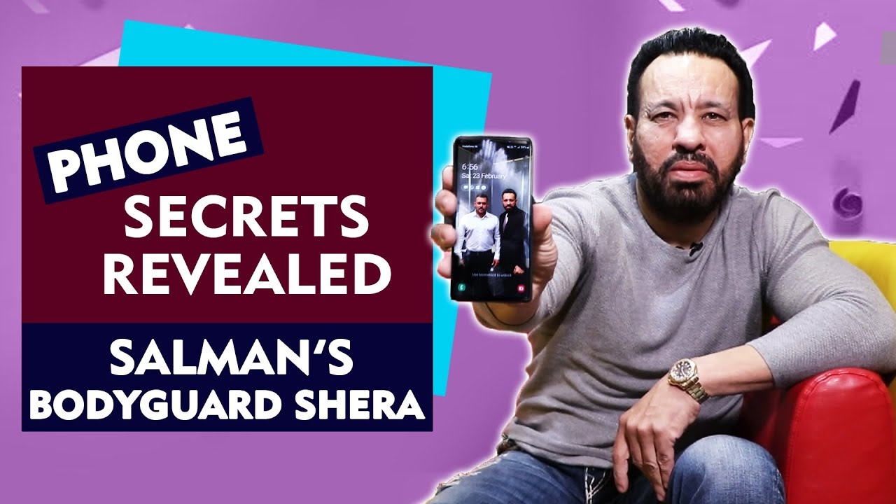 PHONE SECRETS With SHERA | Salman Khan's Bodyguard | Best Selfie, First Phone And More...