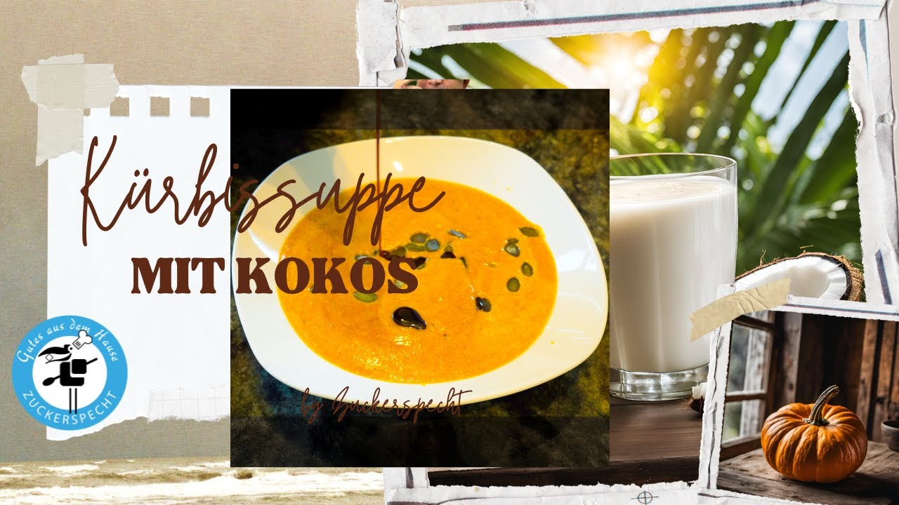 Kürbissuppe mit Kokos – Herbstlicher Genuss aus Hokkaido-Kürbis und Kokosmilch