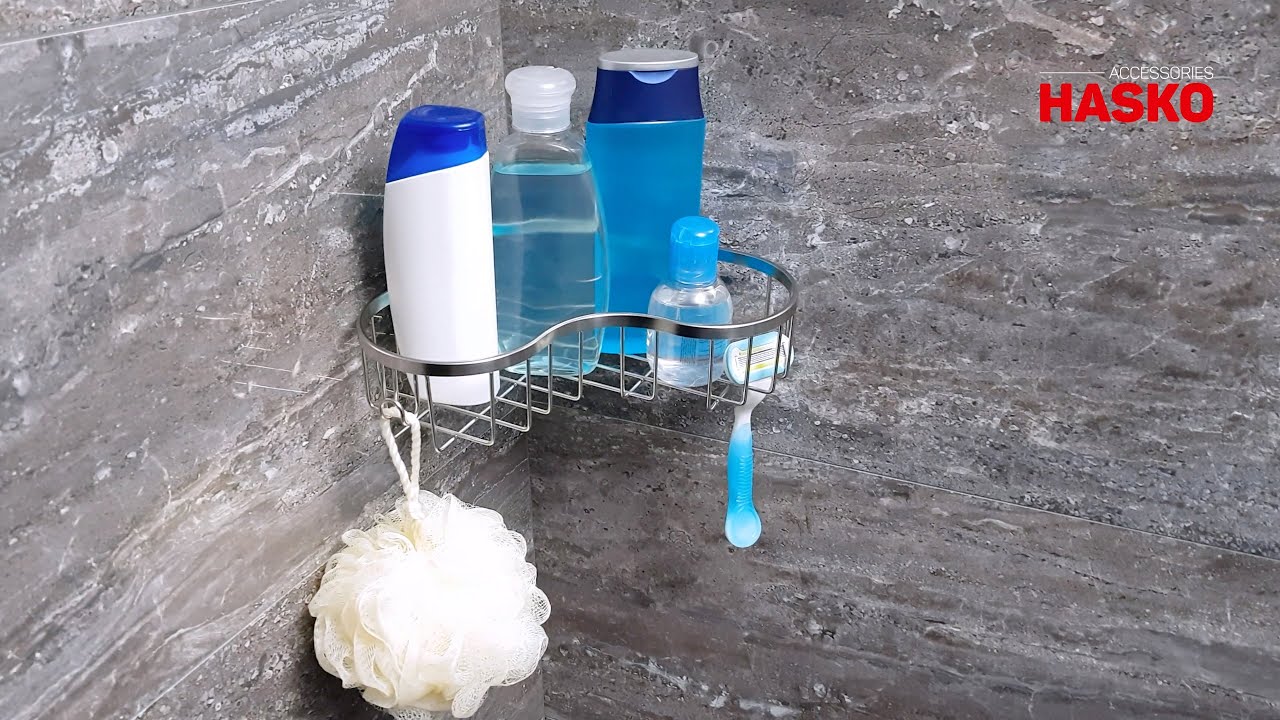 HASKO Corner Shower Caddy Glue Attachment