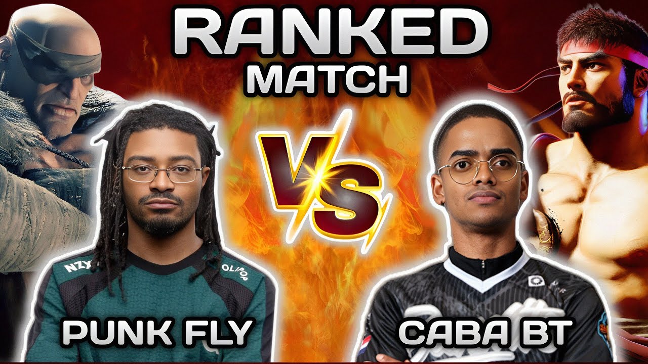 SF6 ▰ Punk ( Sagat )  VS  Caba ,  IT'S A ME  ( Ryu , Ken )  ▰ HLG.