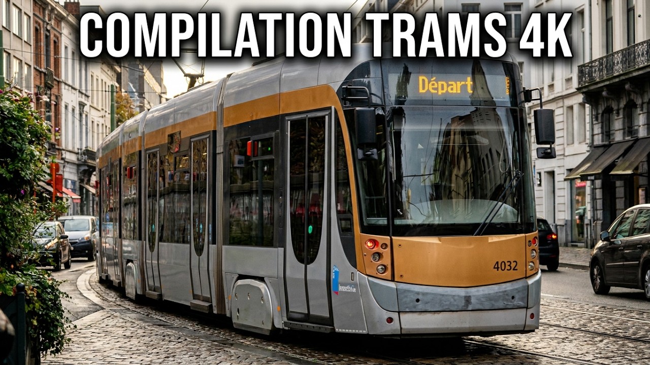 Compilation Trams 4K 
