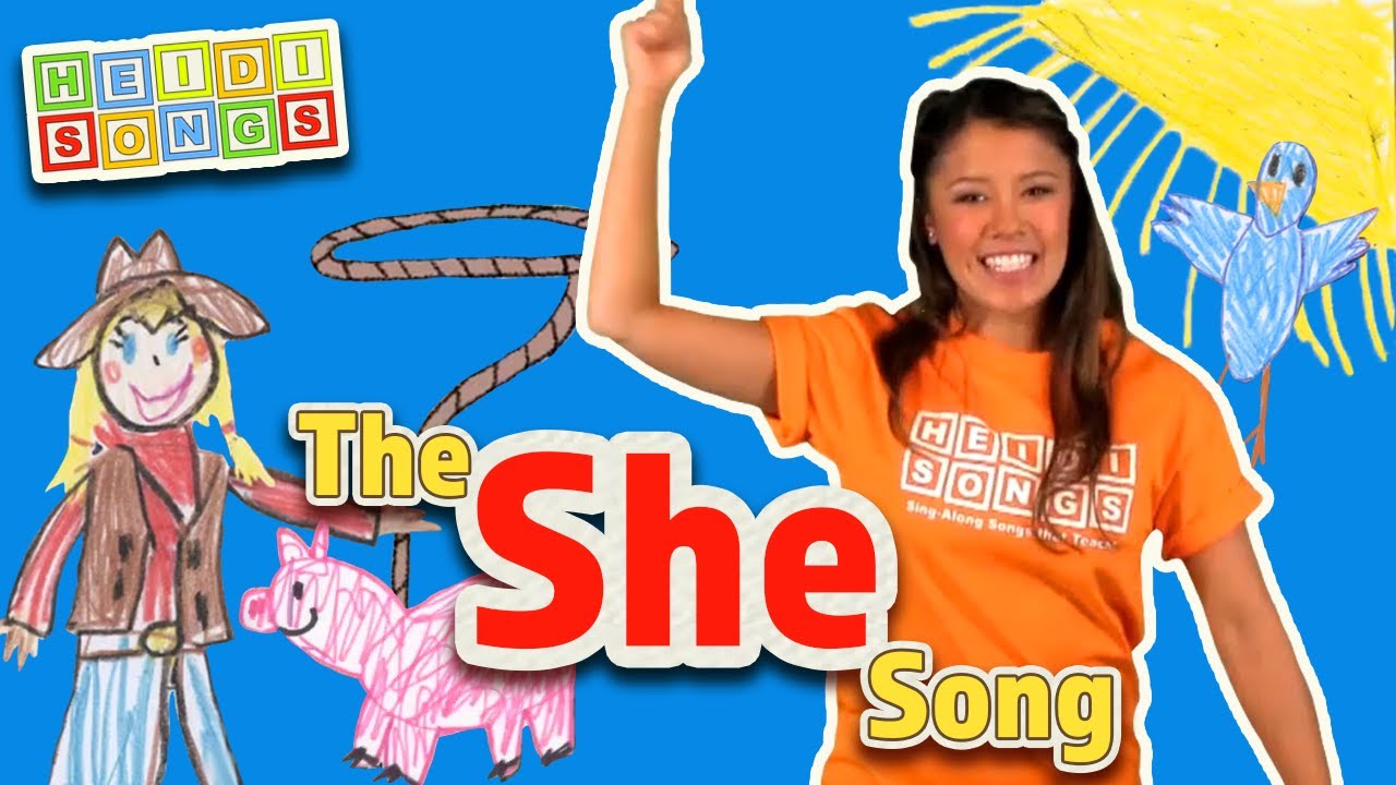She Song | Sing & Spell the Sight Words | Learning Songs for Kids | Preschool & Kindergarten