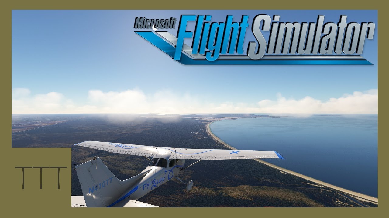 Озеро Хиллер! [Ярко-РОЗОВОЕ озеро!] Microsoft Flight Simulator!