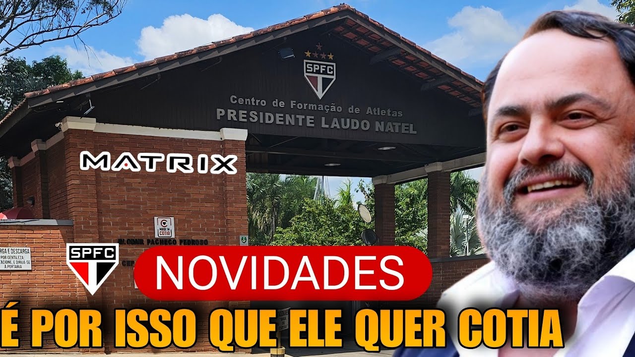 EXCLUSIVO! É POR ISSO QUE MARINAKIS QUER COTIA! TECLAS DANIEL VISITA O CT DO SÃO PAULO