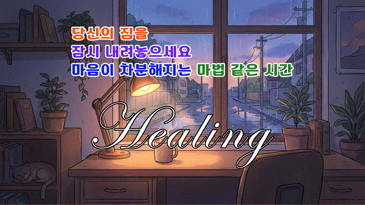 [힐링음악] 당신의 짐을 잠시 내려놓으세요. 마음이 차분해지는 마법 같은 시간 ☕ Put down your burdens for a moment.