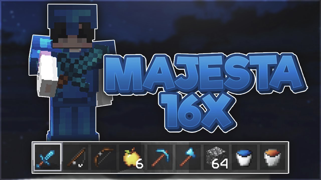 Majesta 16x - Minecraft Default Edit PVP Texture Pack (1.7.10/1.8.9/1.15/1.16.5/1.17) [FPS BOOST]