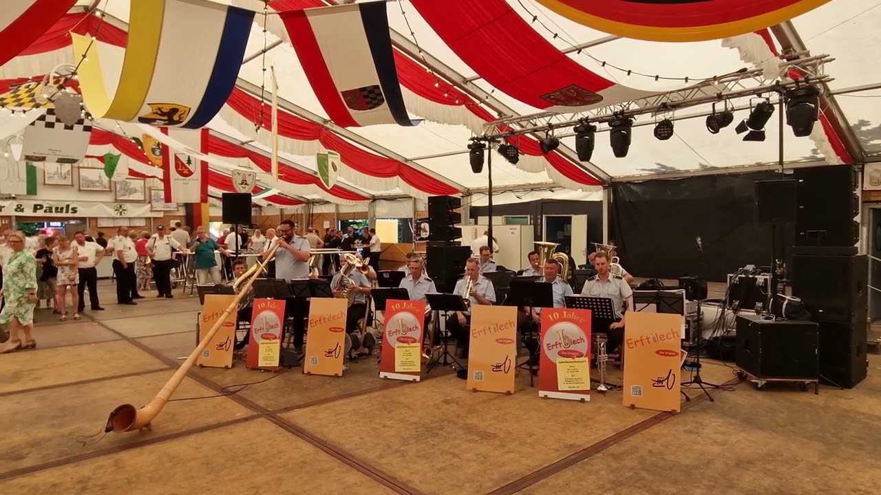 Blaskapelle Erftblech Das Original Schützenfest Königshoven 23 Alphornzauber Erinnerungen an Altrei