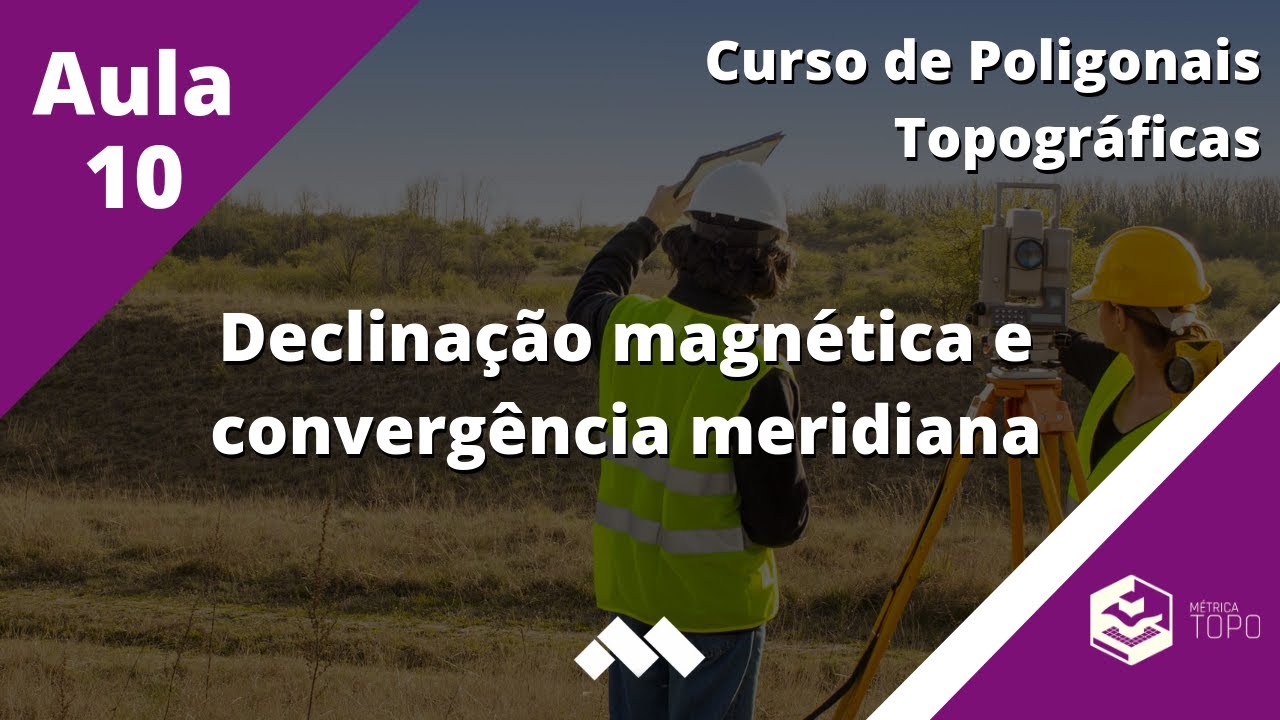 Declinação magnética e convergência meridiana