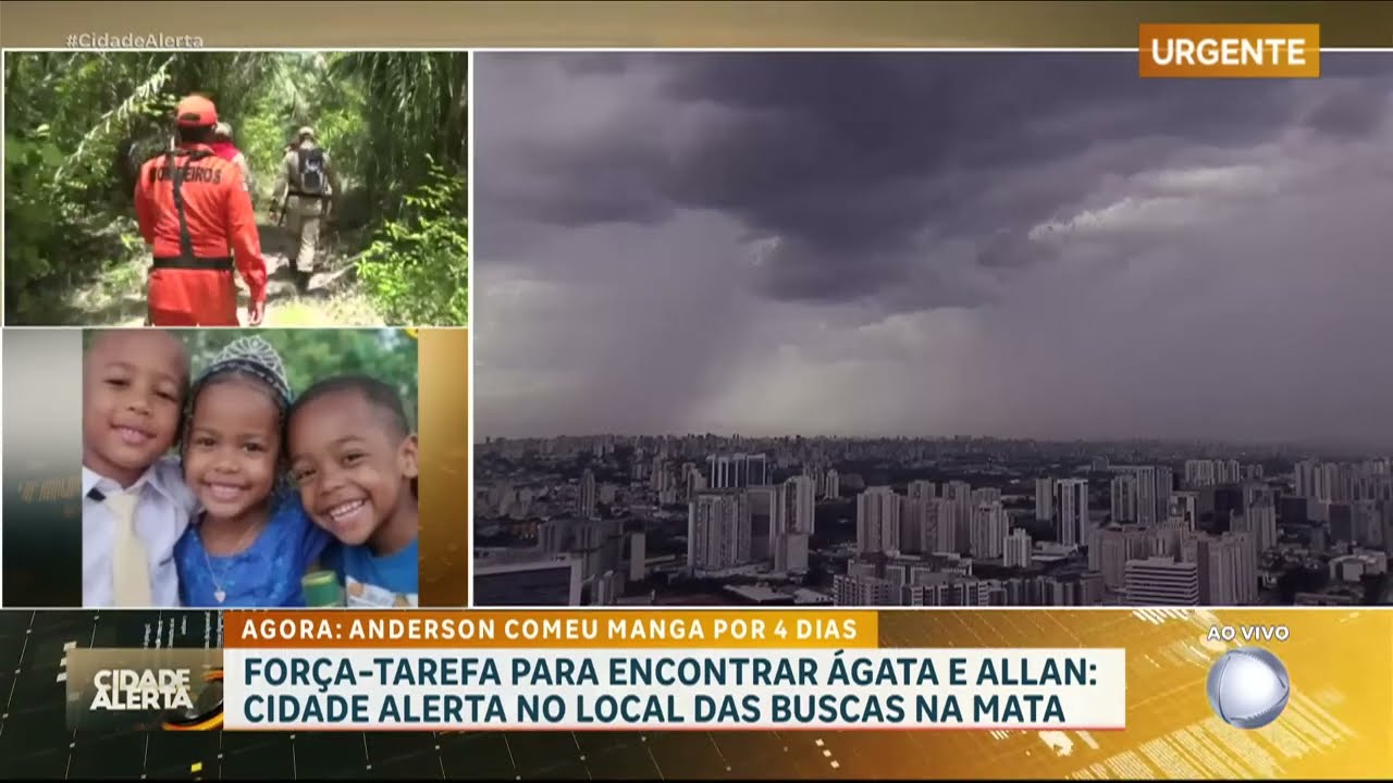 Caso três crianças desaparecidas: Equipes continuam as buscas pelos irmãos; primo já foi localizado