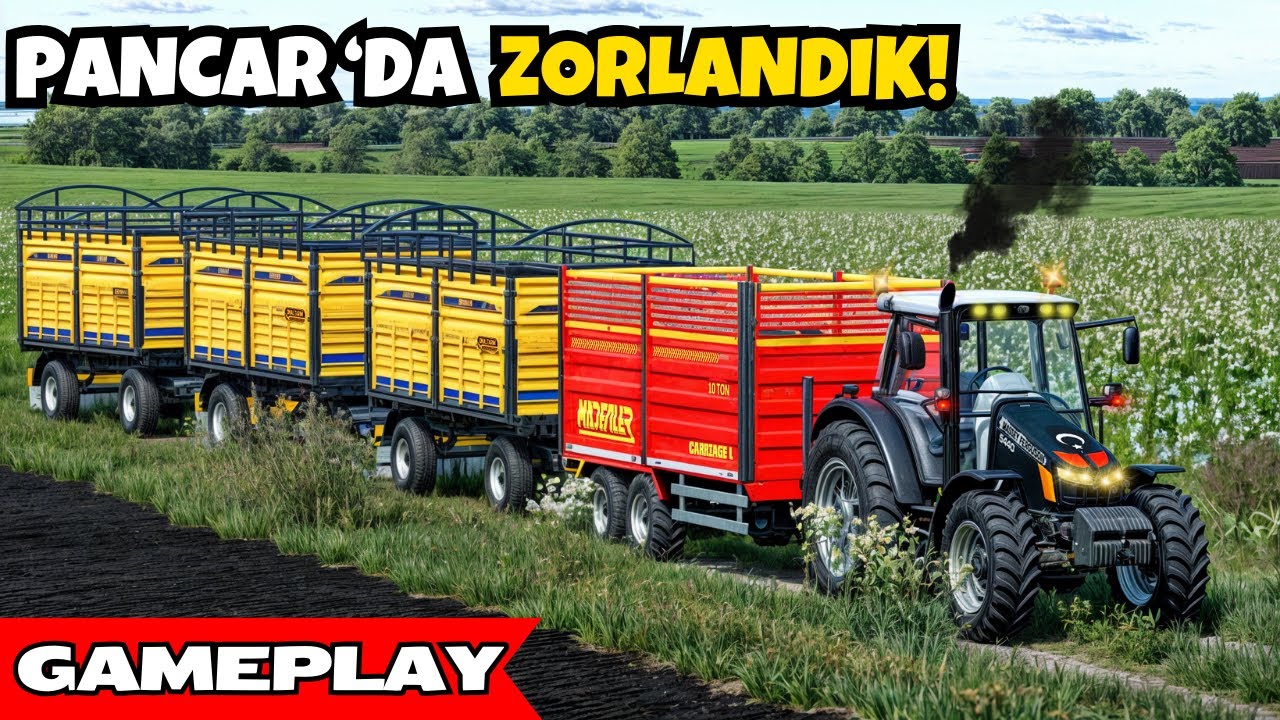 MASSEY FERGUSON 5440'IN PANCARLA İMTİHANI | FS22 GAMEPLAY | FARMİNG SİMULATOR 22