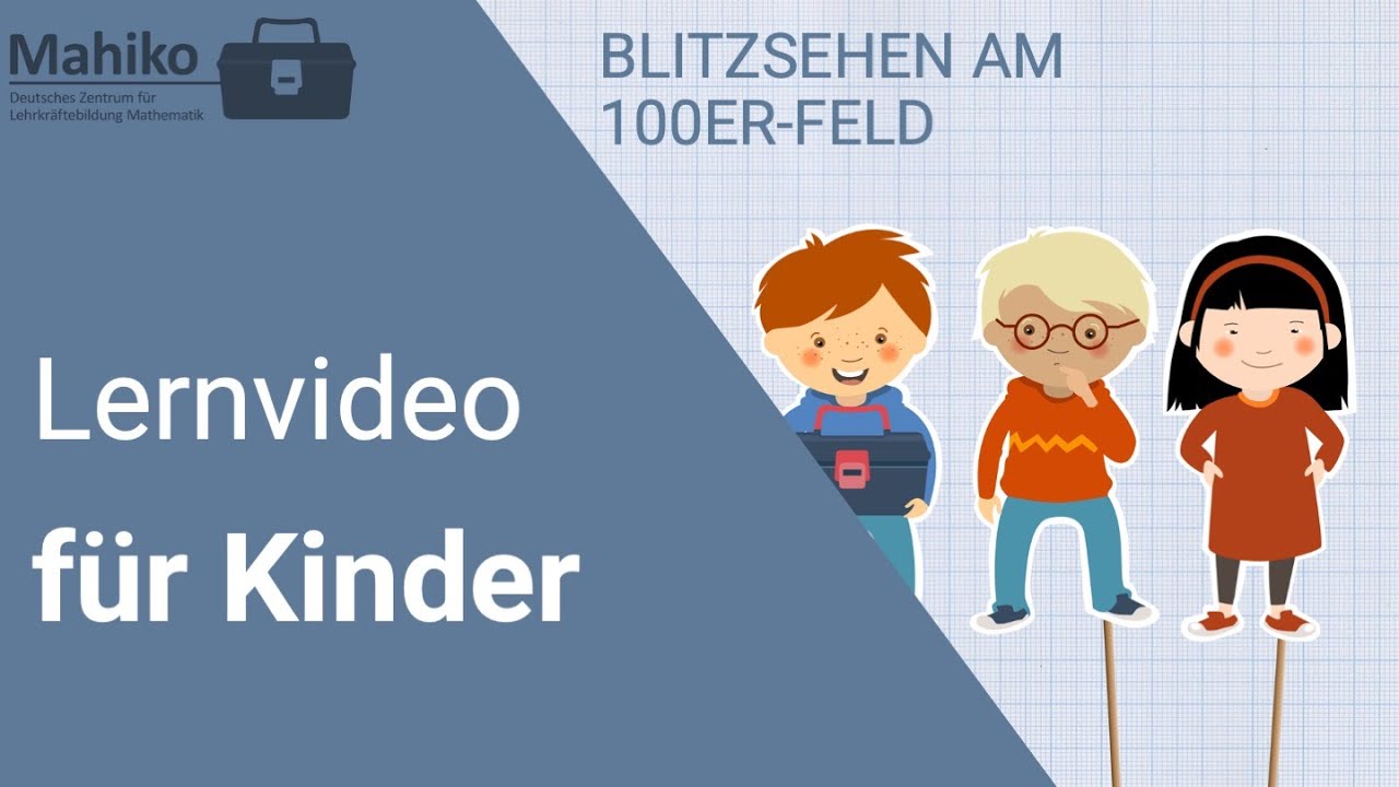 Zahlen schnell sehen – Blitzsehen am 100er Feld Klasse 2 | Mathe Lernvideos für Kinder