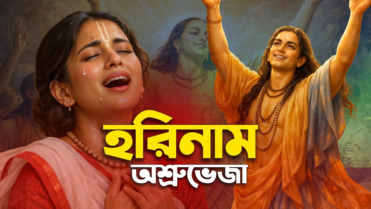 অশ্রুভেজা মধুর হরিনাম | Hare Krishna Kirtan | Mahamantra Kirtan | Sanatan Music | Eknam | Iskcon