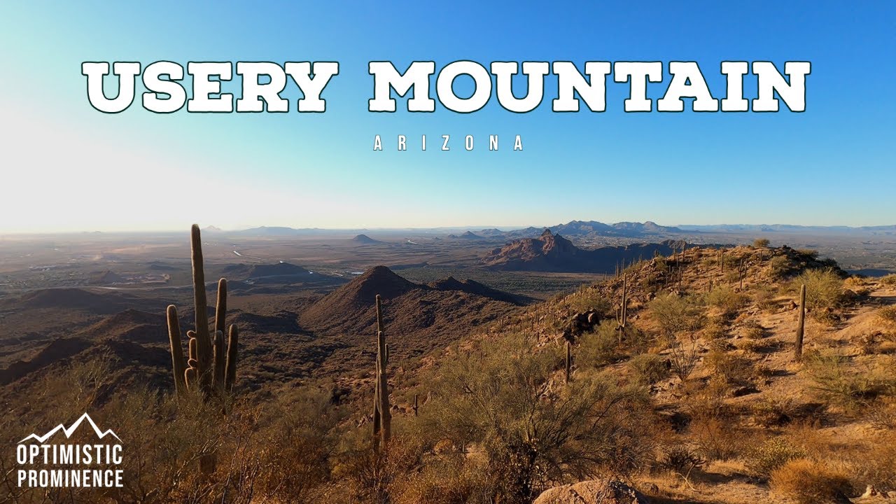 Hiking Usery Mountains Benchmark (Mesa, Arizona)