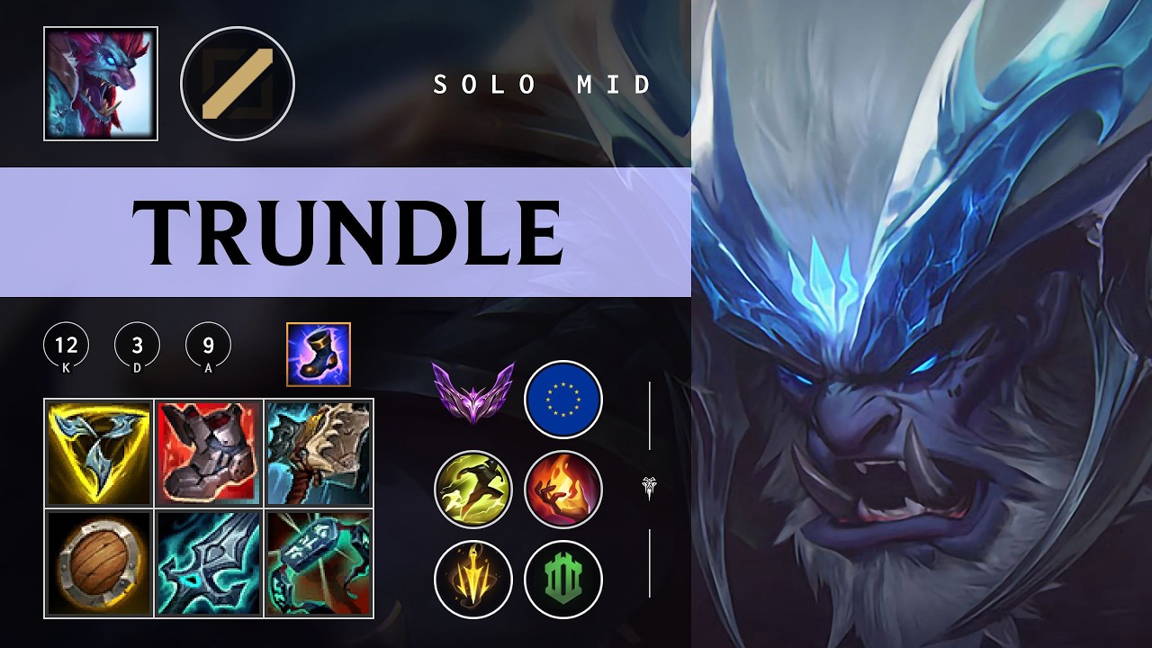 Trundle Mid vs Yasuo - EUW Master Patch 26.03
