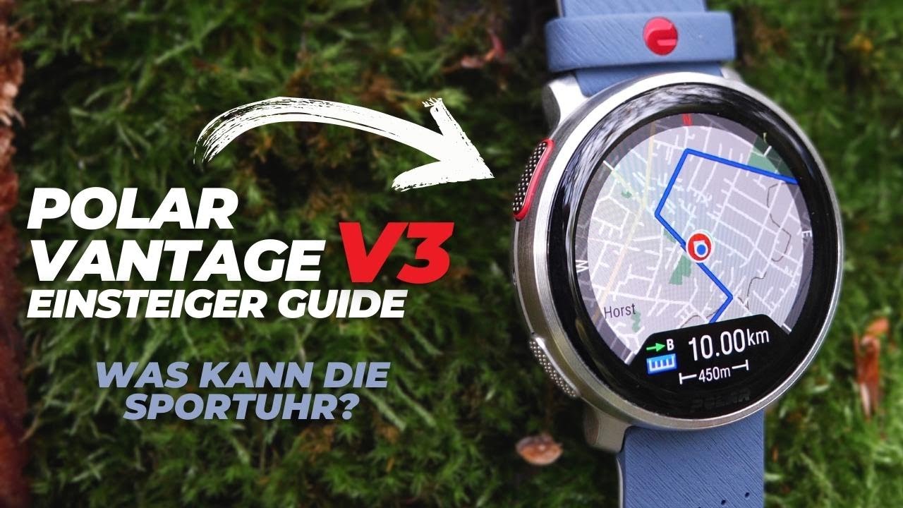 Polar Vantage V3 im Test (2023): Einsteiger GUIDE | Alle Funktionen, Einstellungen, Menü, Daten