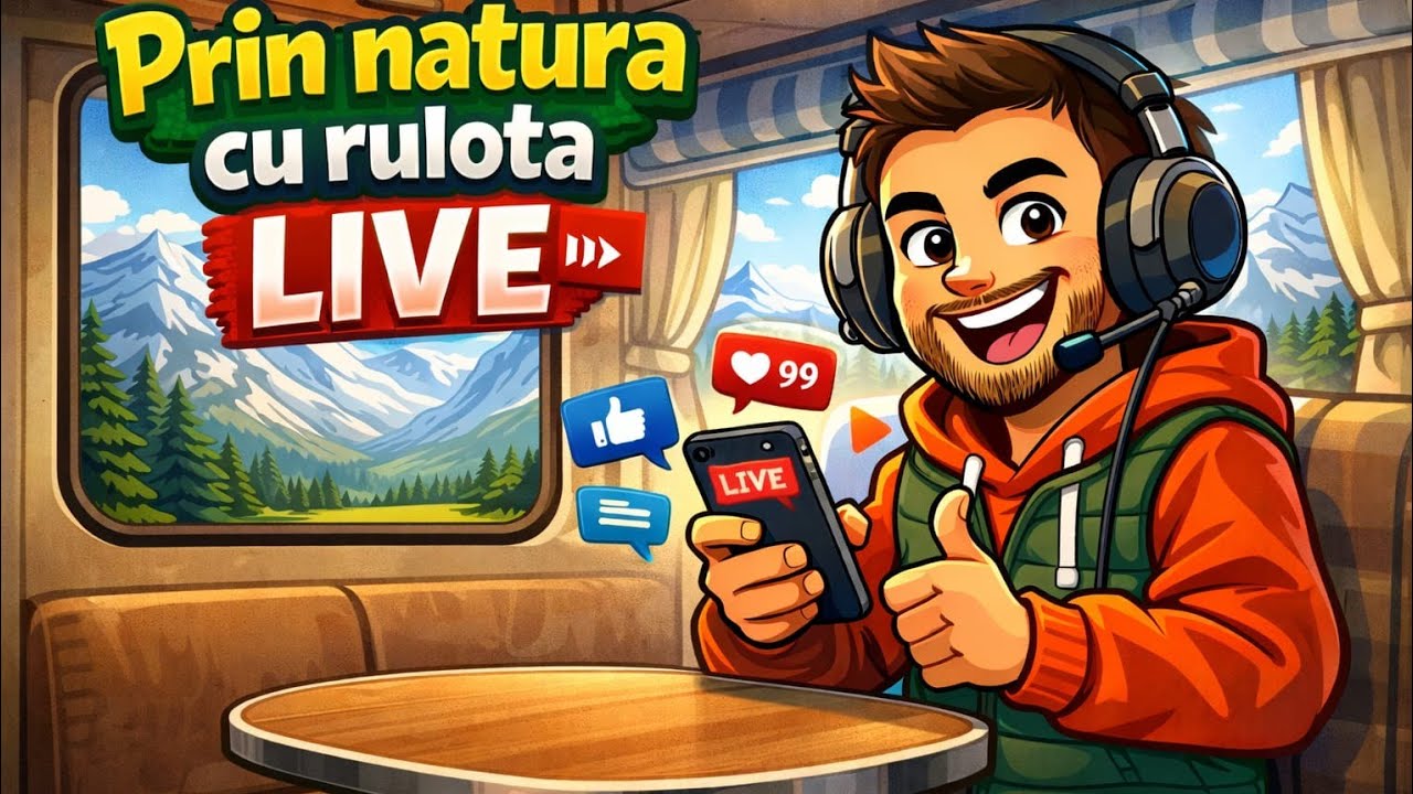 Prin natură cu rulota !!! este live!