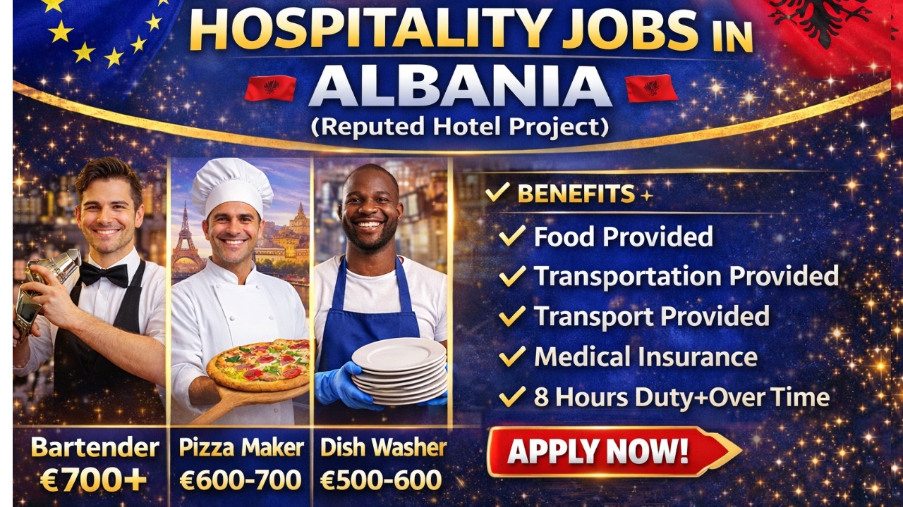 CAREER OPPORTUNITY IN ALBANIA 2026 || HOW TO GET JOBS IN ALBANIA 2026