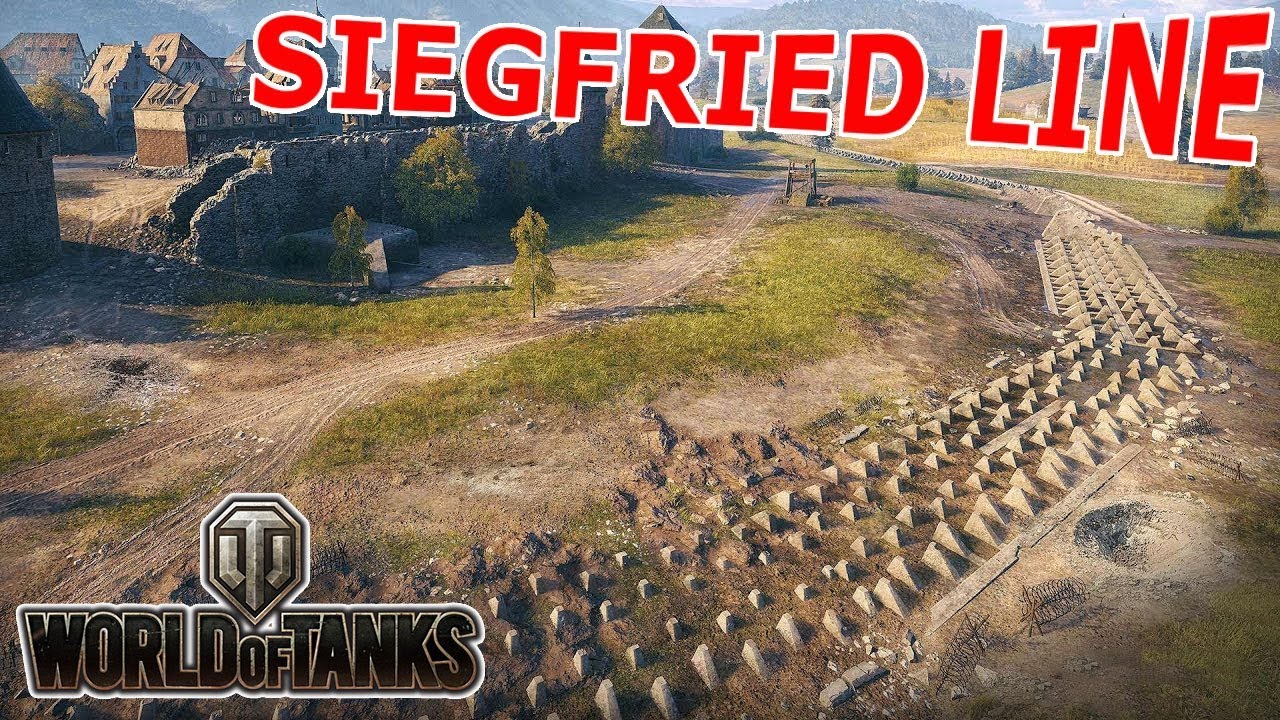 HD MAPS! SIEGFRIED LINE World of tanks 1.0 Obj 430U Gameplay