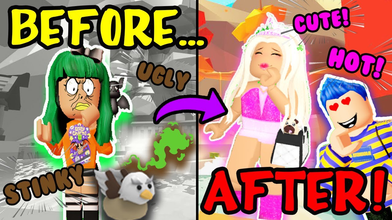 I Played ADOPT ME until I Became HOT... *MY CRUSH NOTICED ME!* (roblox)