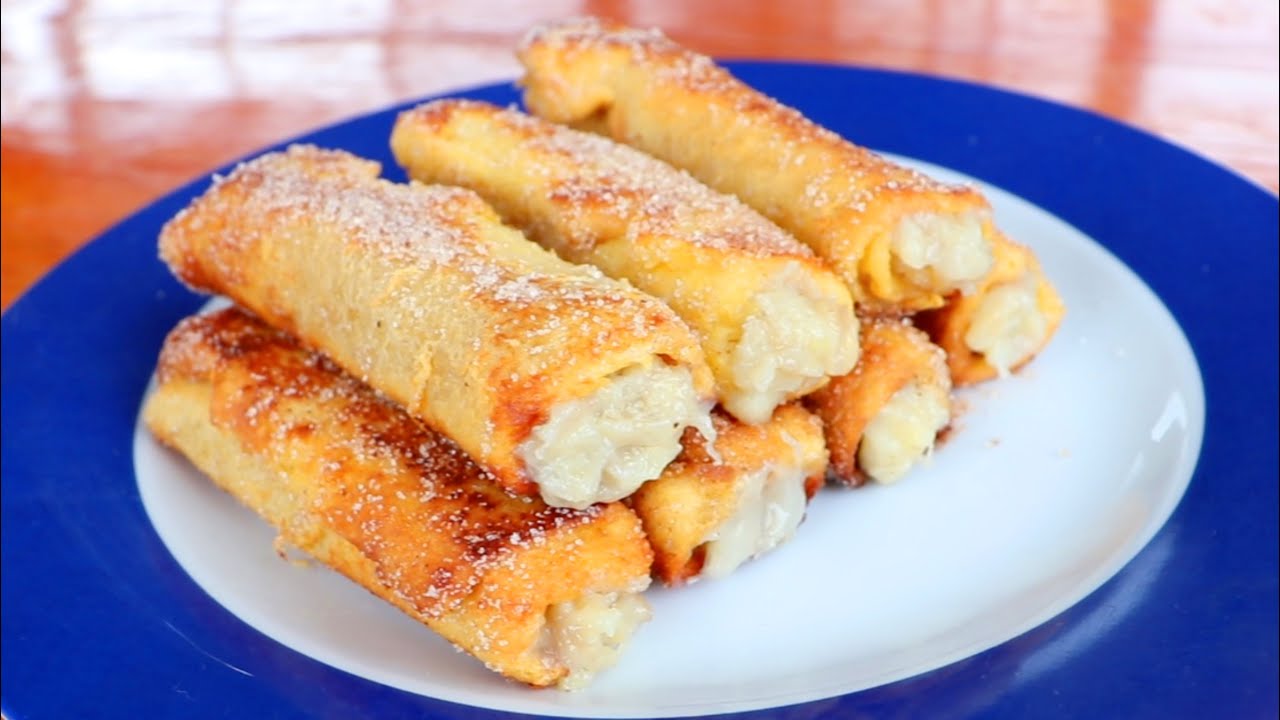Si tienes pl&aacute;tanos prepara esta receta en tan solo 10 minutos! 😱🤩😋