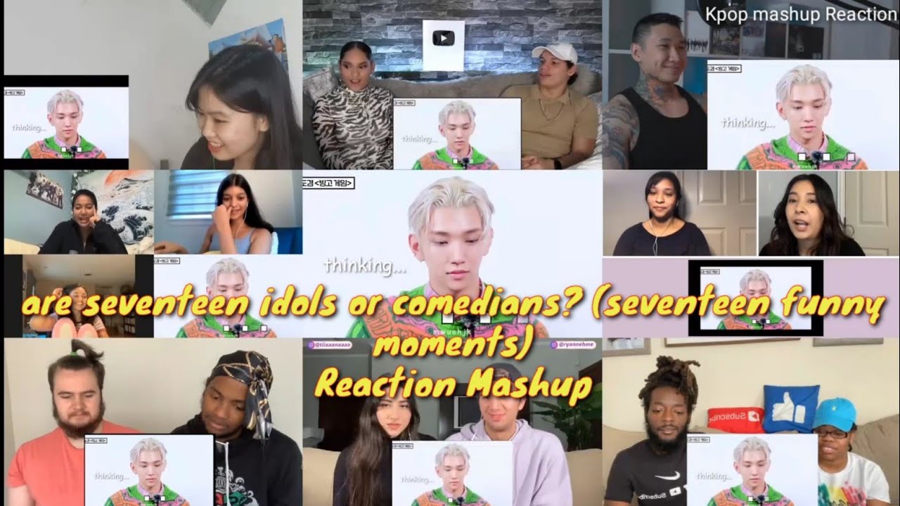 are seventeen idols or comedians? (seventeen funny moments) ||Reaction Mashup