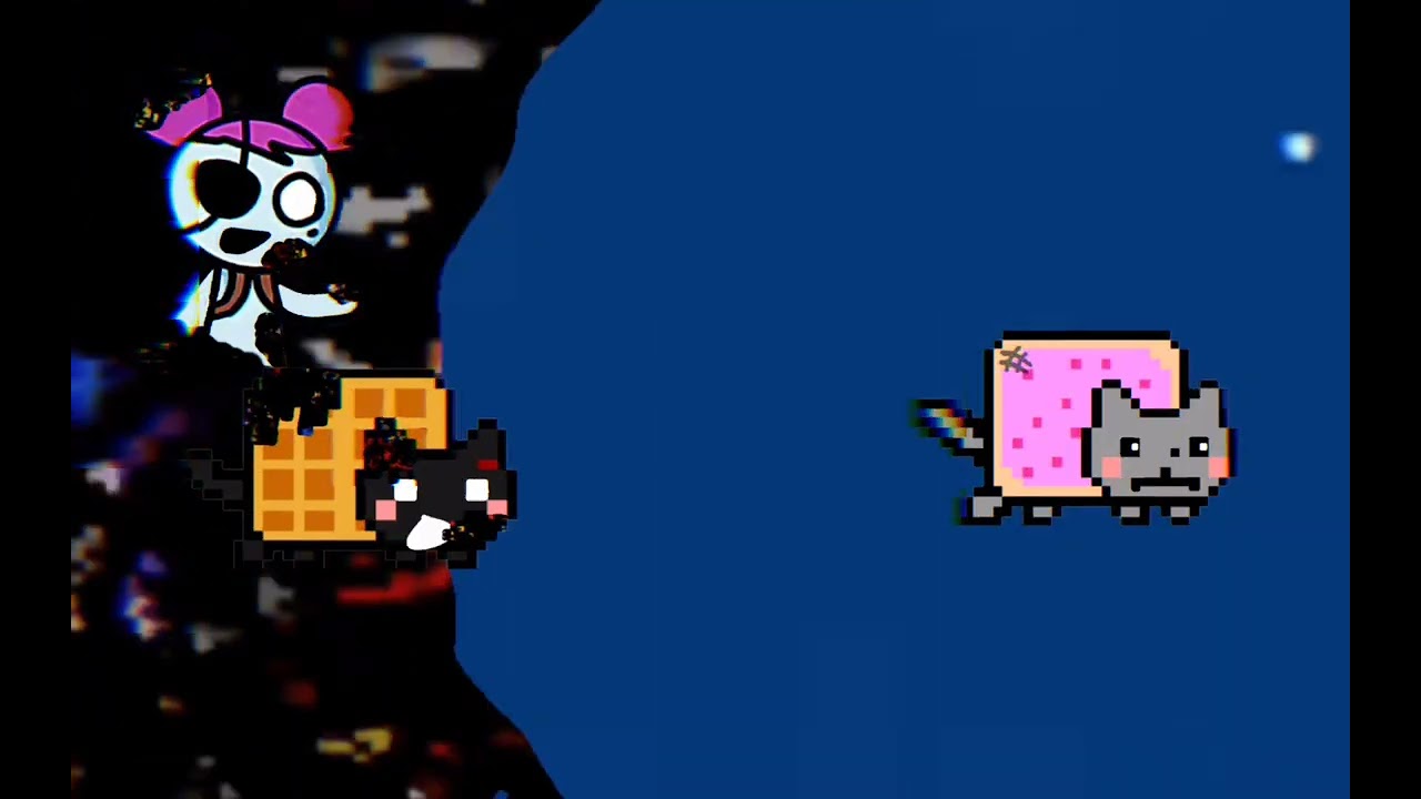Lost in space fnf nyan cat pibby but swap