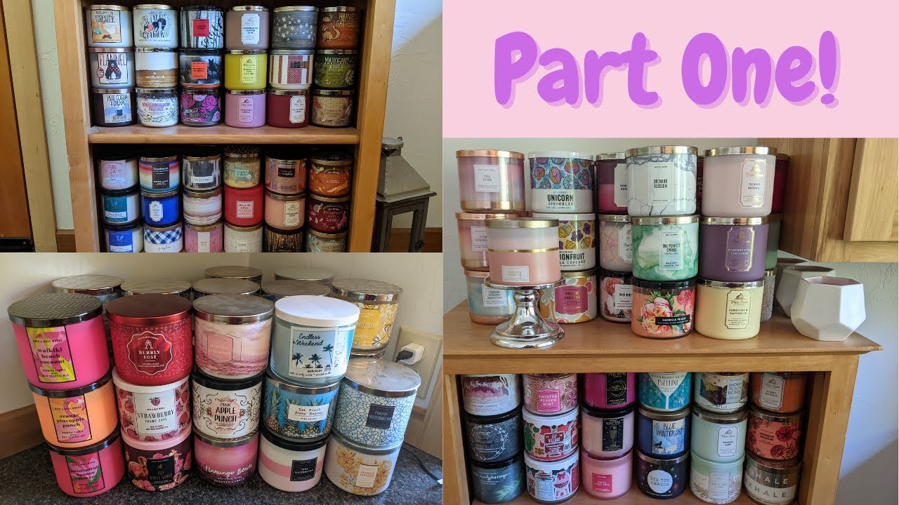 HUGE Bath and Body Works Candle Collection!! (Part 1)